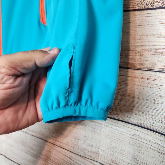Women's MARMOT FUSION JACKET Lightweight Running Pockets Teal Blue XS/TP - Picture 8 of 16